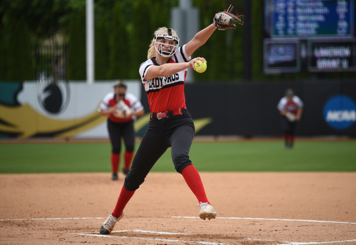 Lakeview Grant Union 2A:1A softball final Taylor Balkom 2